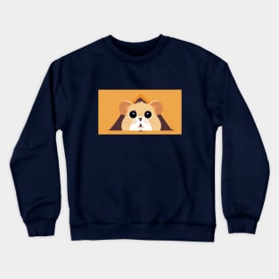 Scared Hamster Meme, funny tshirt Crewneck Sweatshirt